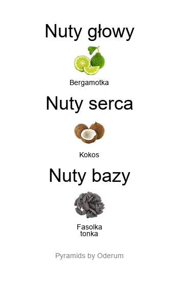 Le Beau EDT - piramida zapachów