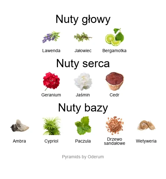 Fars ekstrakt perfum - piramida zapachów