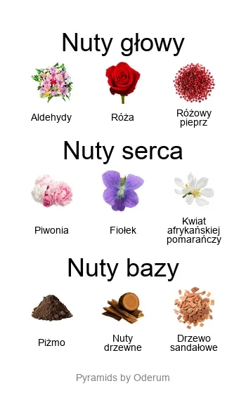 Blanche EDP - piramida zapachów